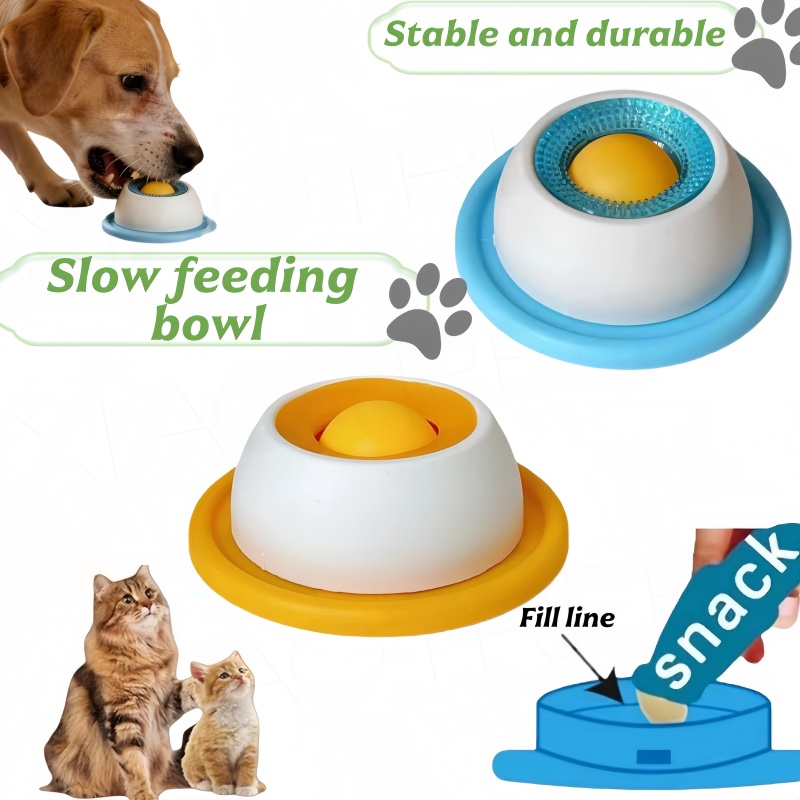 Pet Slow Food Bowl Dog Cat Lic - Dog Puzzle Feeder Toy ulasan dan harga