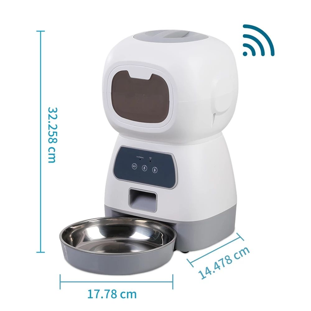 WiFi Smart Pet Feeder, Automat - Pet Feeders ulasan dan harga