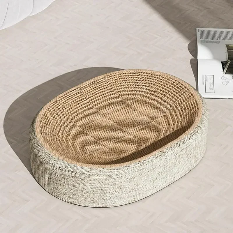 Oval Shape Scratch Pad For Cat - Pet Beds ulasan dan harga