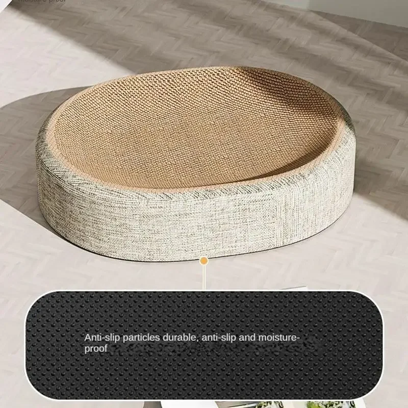 Oval Shape Scratch Pad For Cat - Pet Beds ulasan dan harga