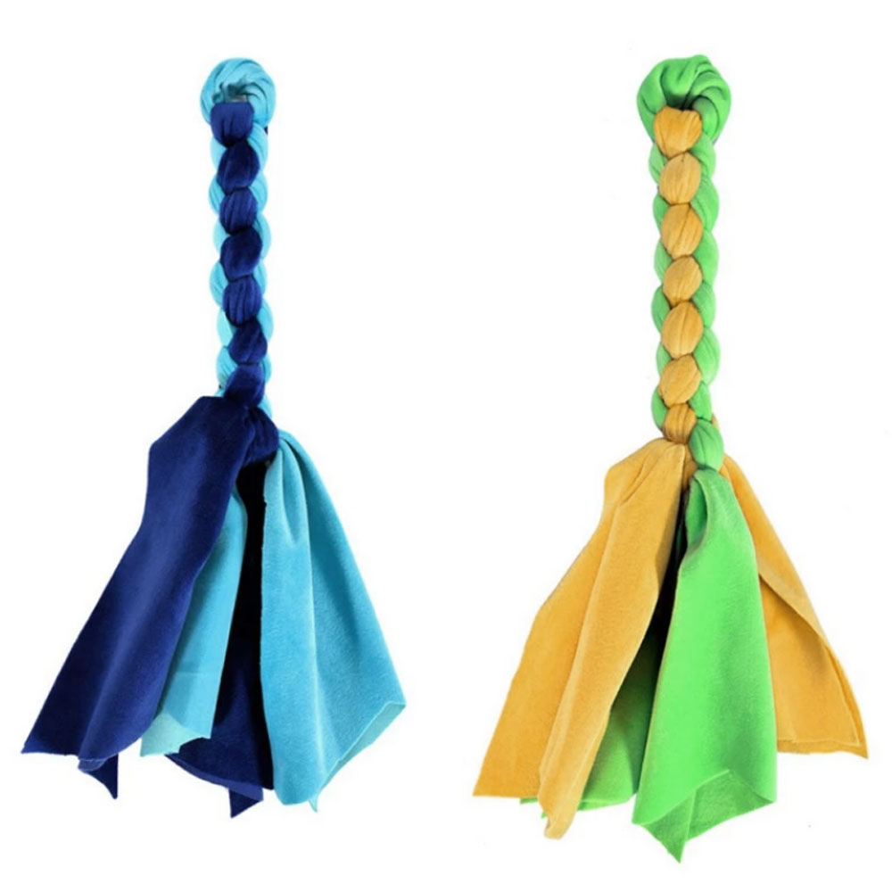 Dogs Flirt Lure Pole Stick Toy - Interactive Squeaky Plush Dog Toy ulasan dan harga