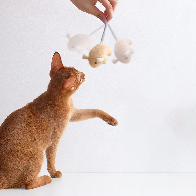 Plush Catnip Mice Toys For Cat - Catnip Interactive Plush Mouse ulasan dan harga