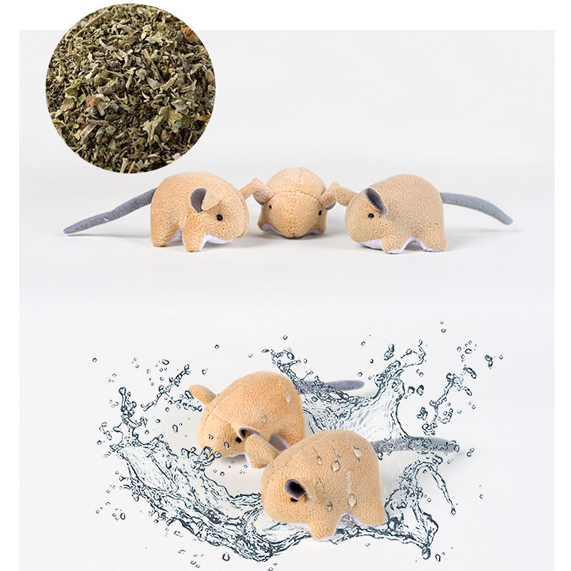 Plush Catnip Mice Toys For Cat - Catnip Interactive Plush Mouse ulasan dan harga