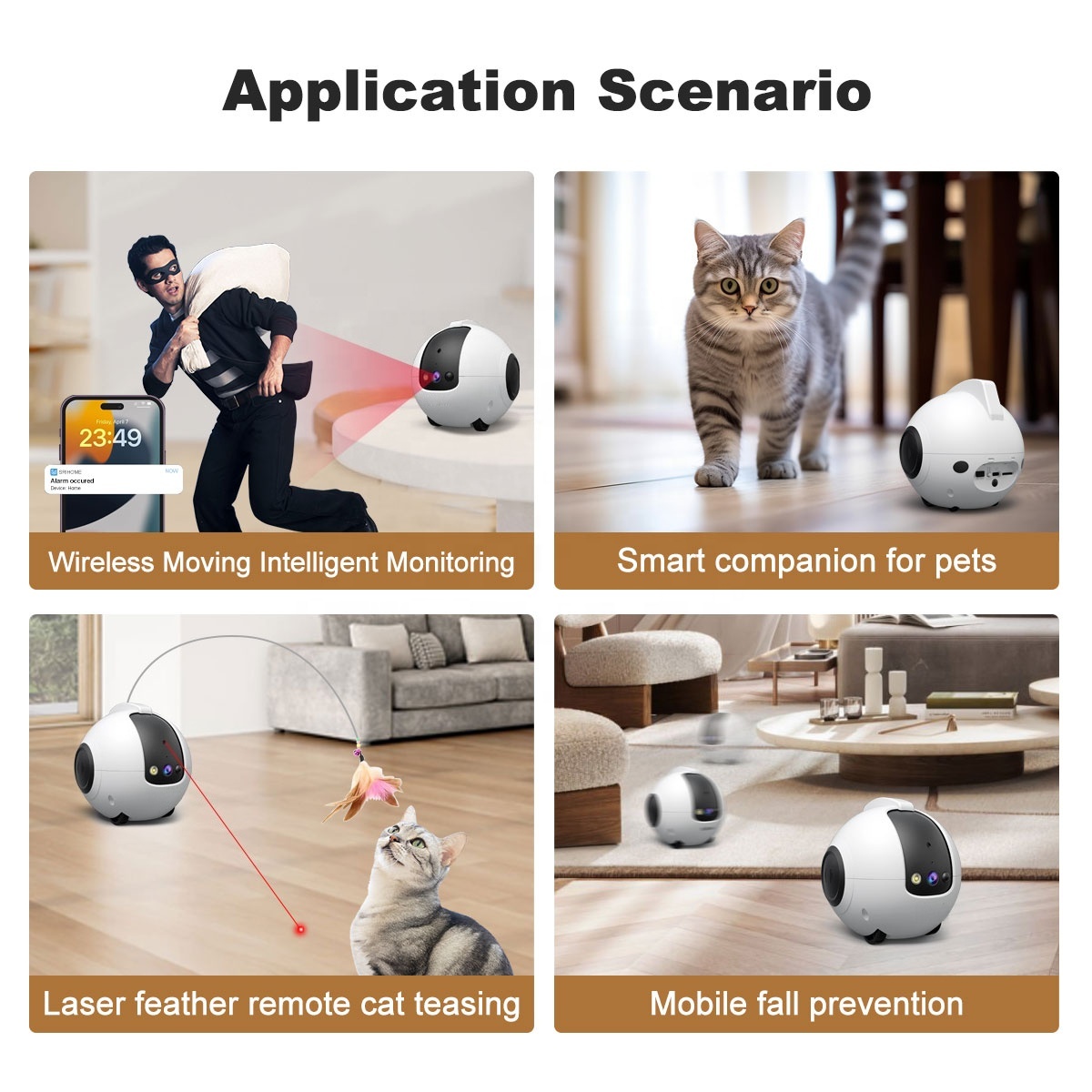 AI Pet Companion Robot Mobile  - Cat Toys ulasan dan harga