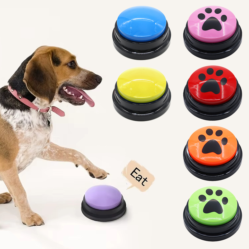 Dog Cat Communication Buttons  - Interactive Squeaky Plush Dog Toy ulasan dan harga